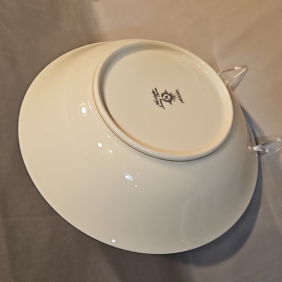 NEW Noritake Ivory And Ebony 7274 Round Vegetable Bowl - Picture 5 of 9